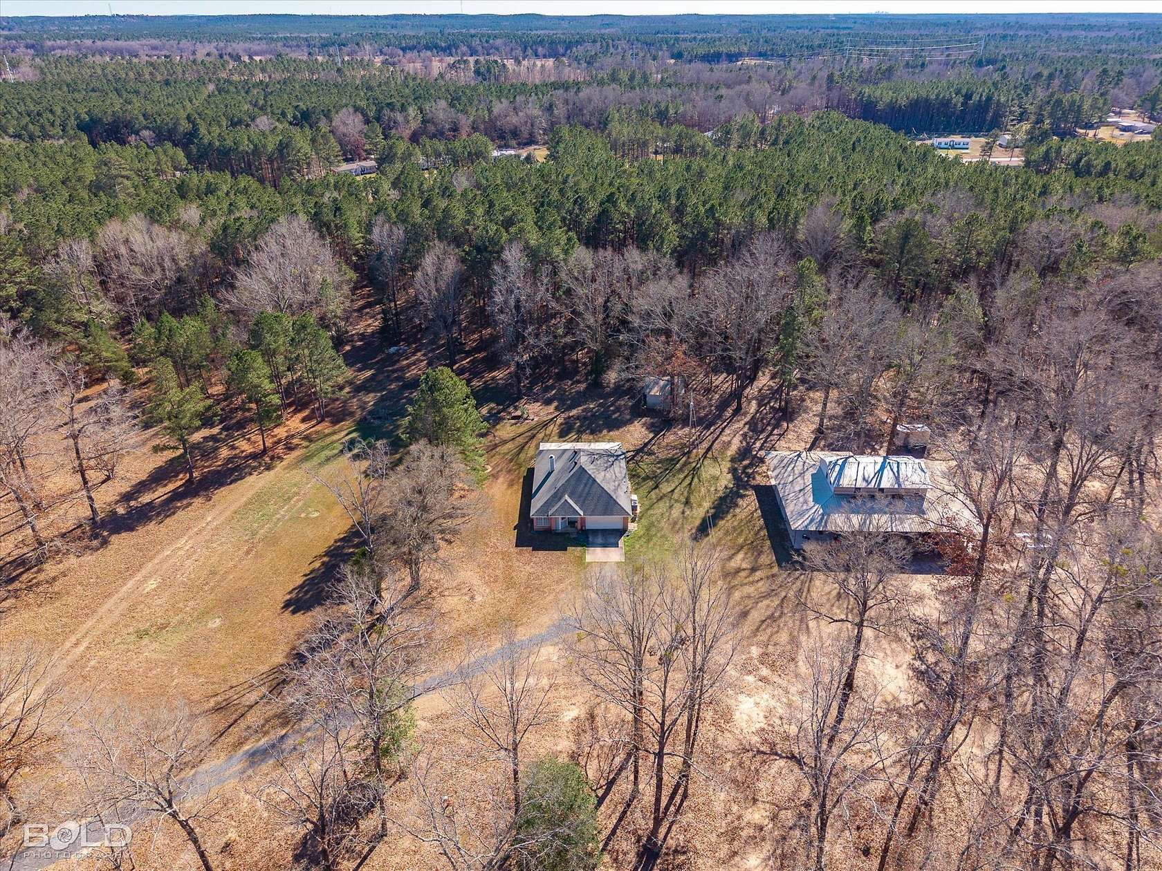 29.3 Acres of Recreational Land with Home for Sale in Benton, Louisiana