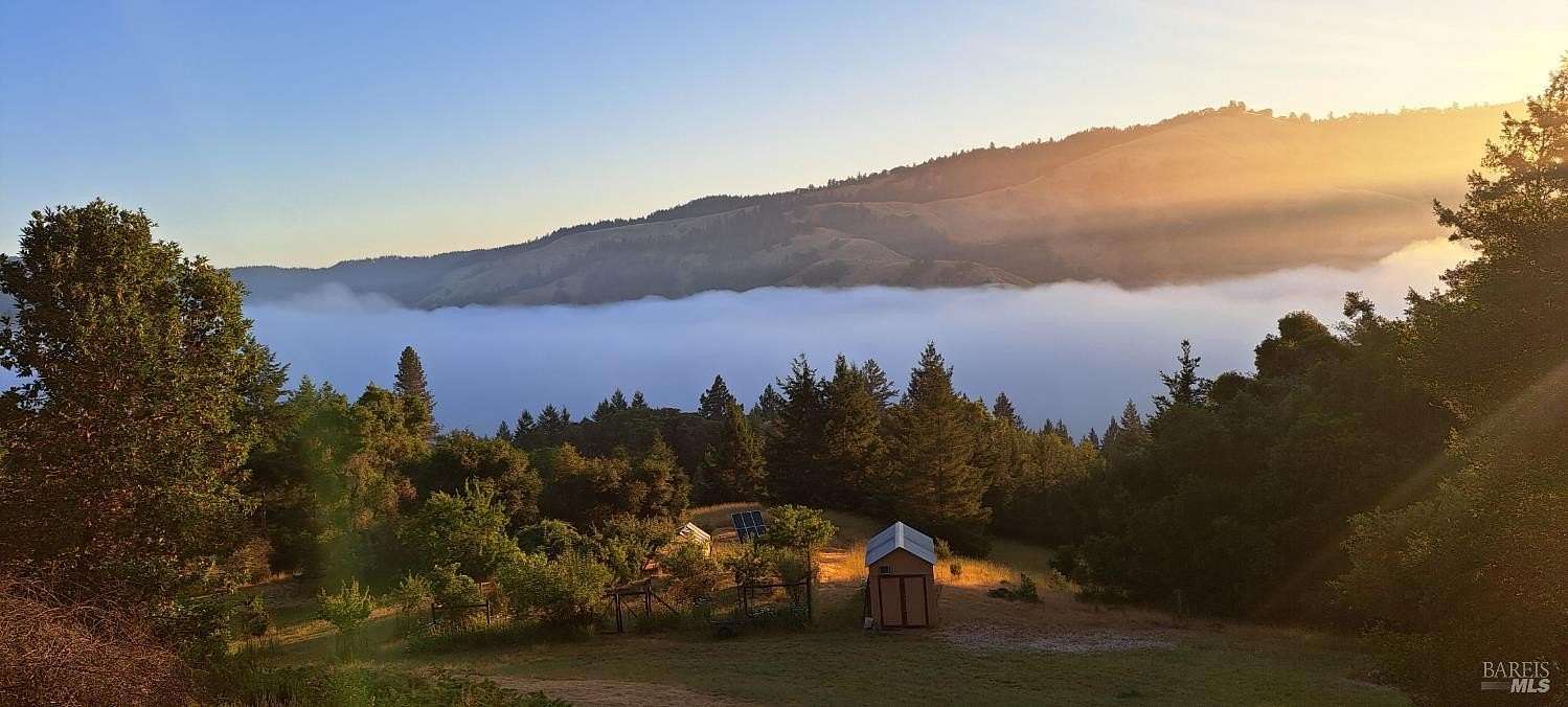 18 Acres of Land with Home for Sale in Boonville, California