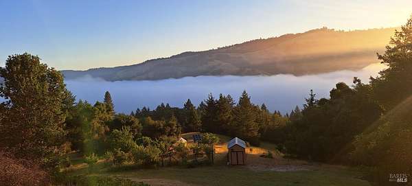 18 Acres of Land with Home for Sale in Boonville, California
