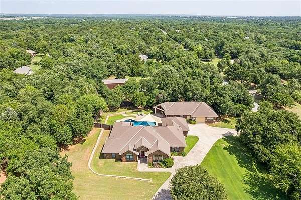3 Acres of Land with Home for Sale in Edmond, Oklahoma