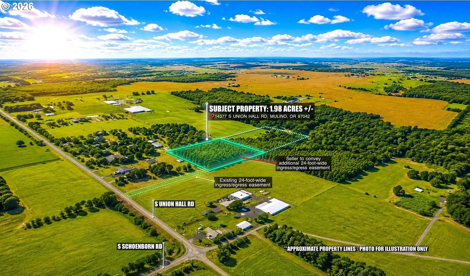 2 Acres of Residential Land for Sale in Mulino, Oregon