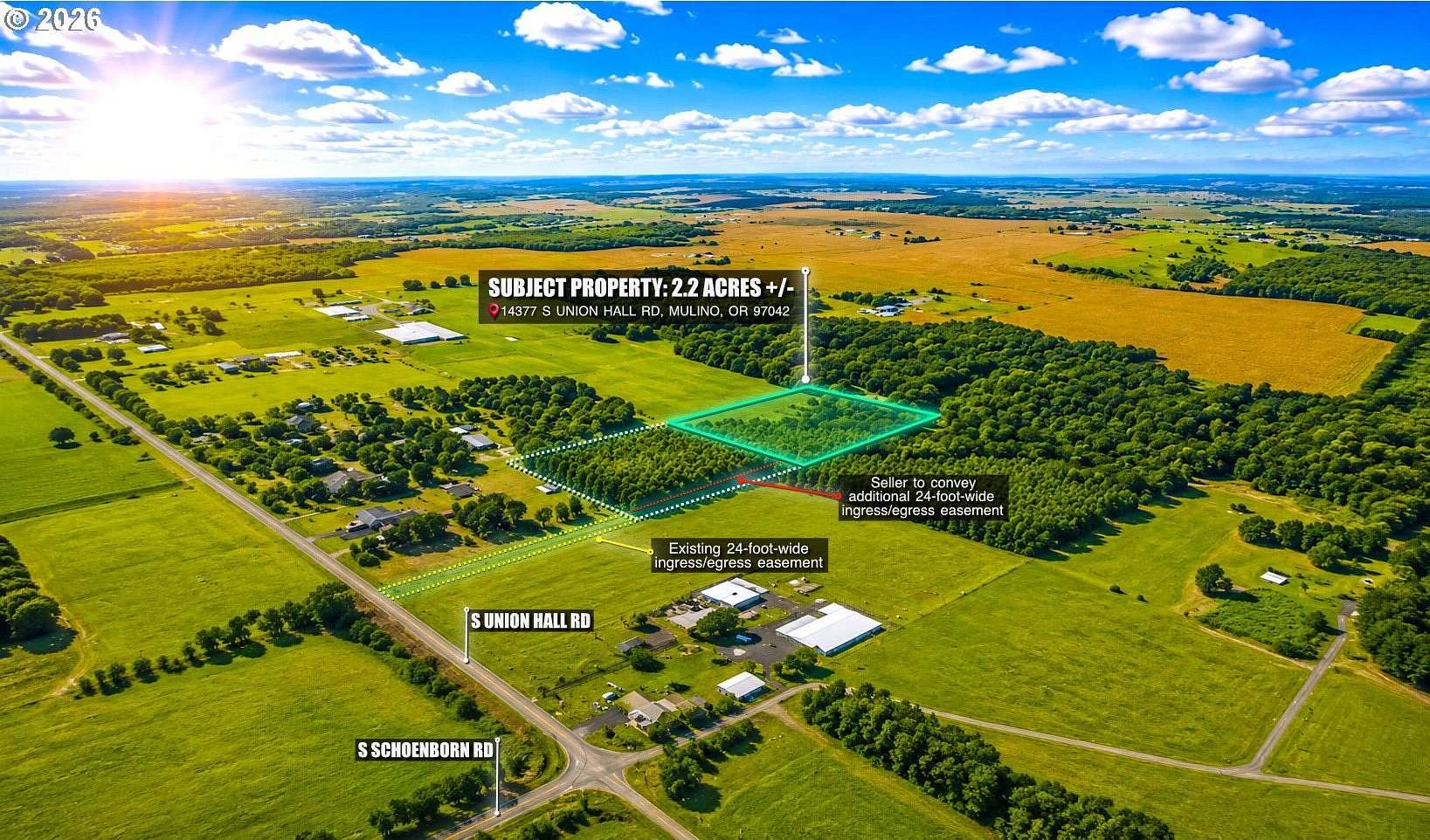 2.2 Acres of Residential Land for Sale in Mulino, Oregon