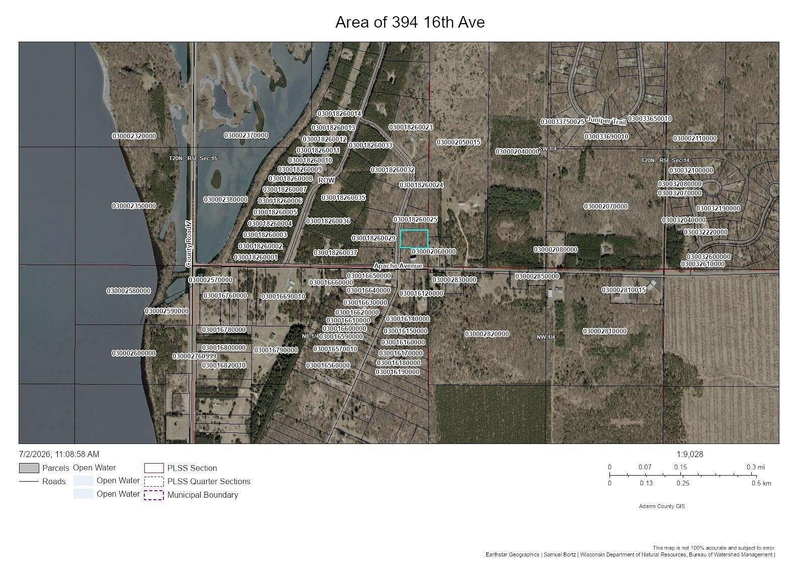 1.4 Acres of Residential Land for Sale in Nekoosa, Wisconsin