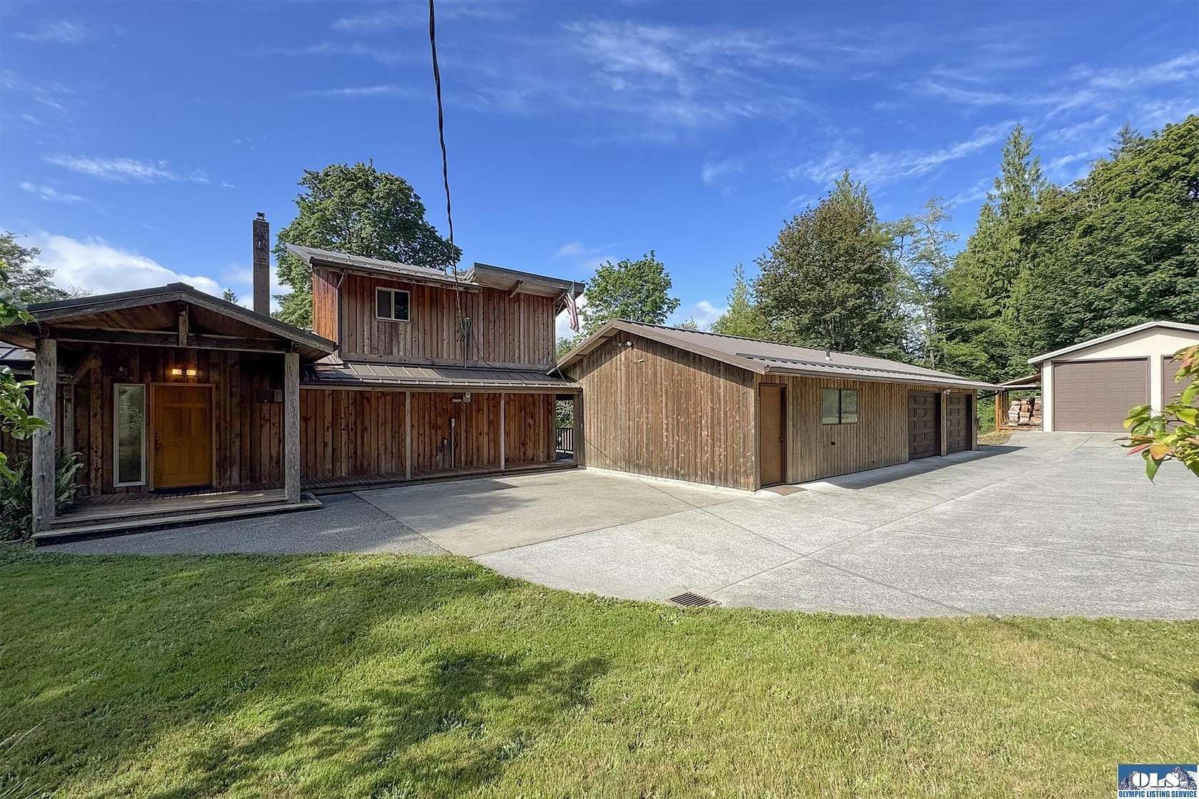 10.1 Acres of Recreational Land with Home for Sale in Port Angeles, Washington