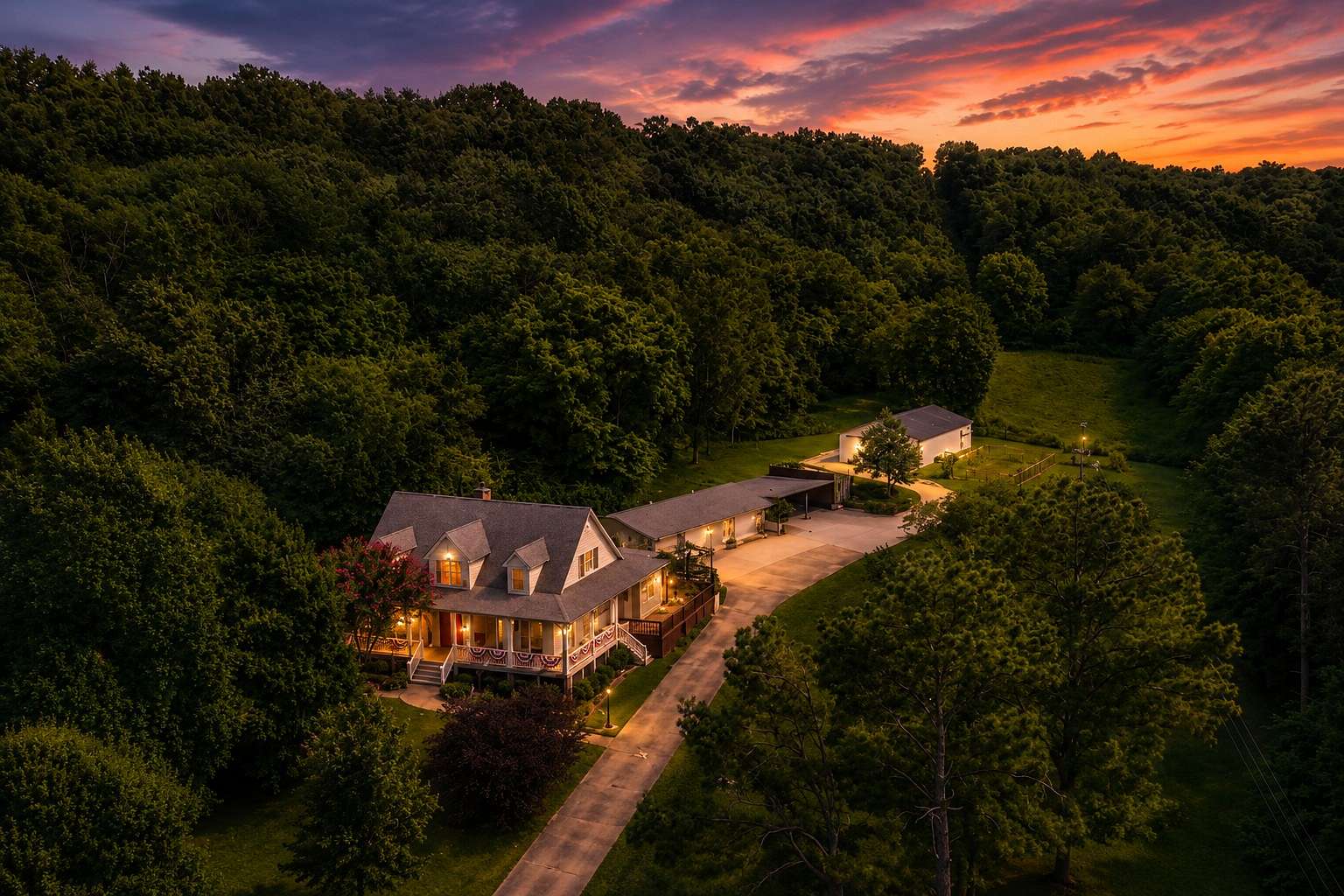 2.84 Acres of Land with Home for Sale in Mount Pleasant, Tennessee