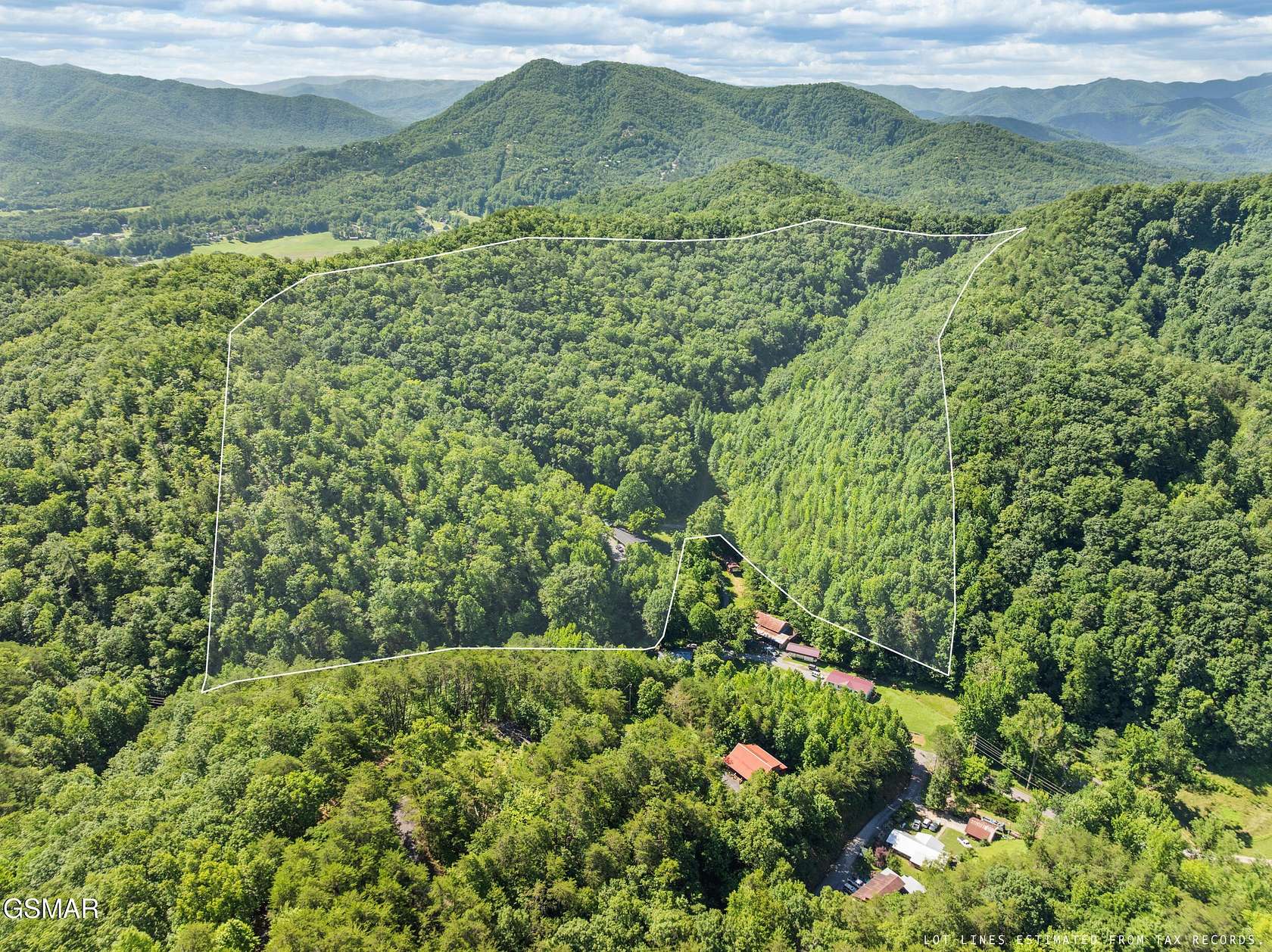 45.8 Acres of Recreational & Residential Land for Sale in Sevierville, Tennessee