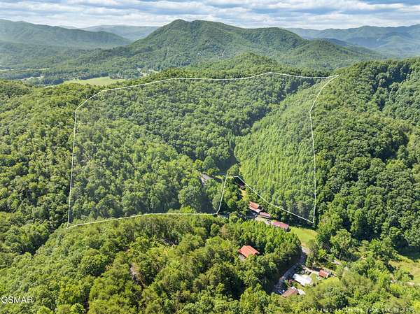 45.8 Acres of Recreational Land with Home for Sale in Sevierville, Tennessee