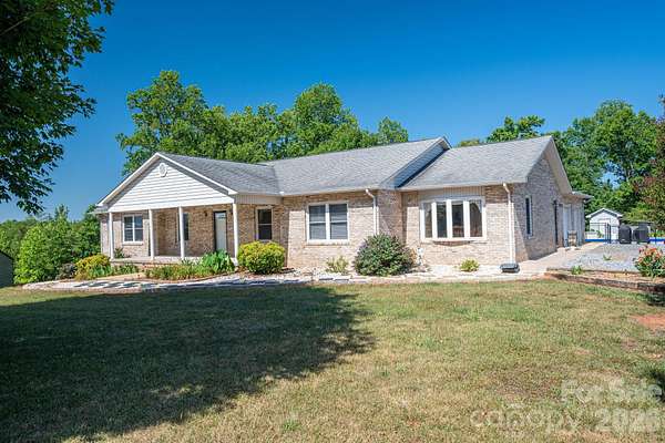 7.67 Acres of Land with Home for Sale in Lawndale, North Carolina
