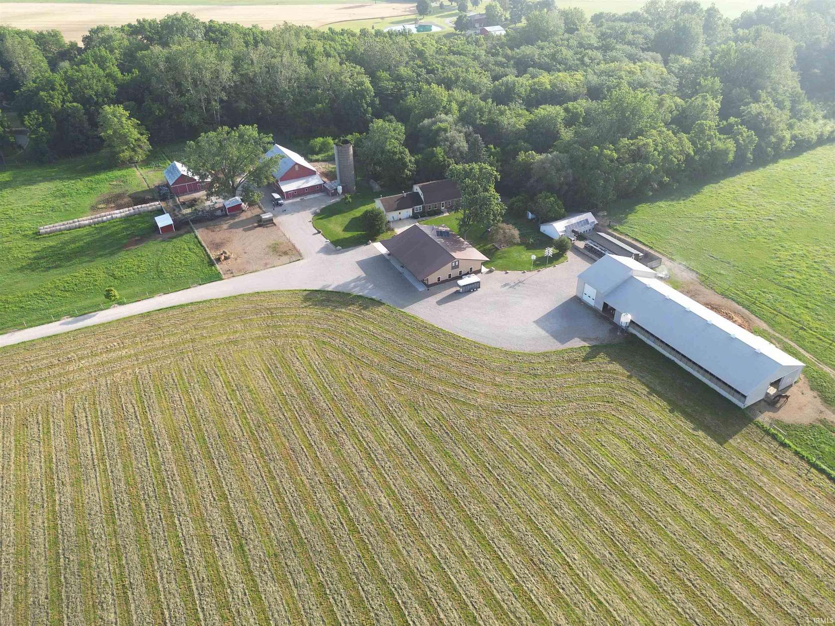 14 Acres of Land with Home for Sale in North Manchester, Indiana