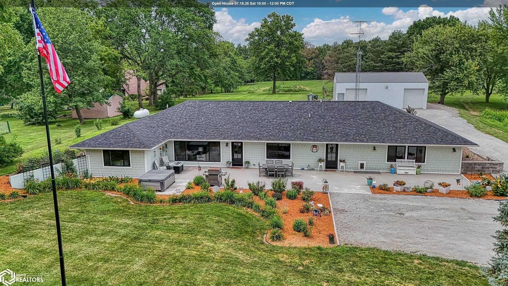 21.4 Acres of Recreational Land with Home for Sale in Centerville, Iowa