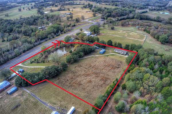 6.4 Acres of Land with Home for Sale in Grand Saline, Texas