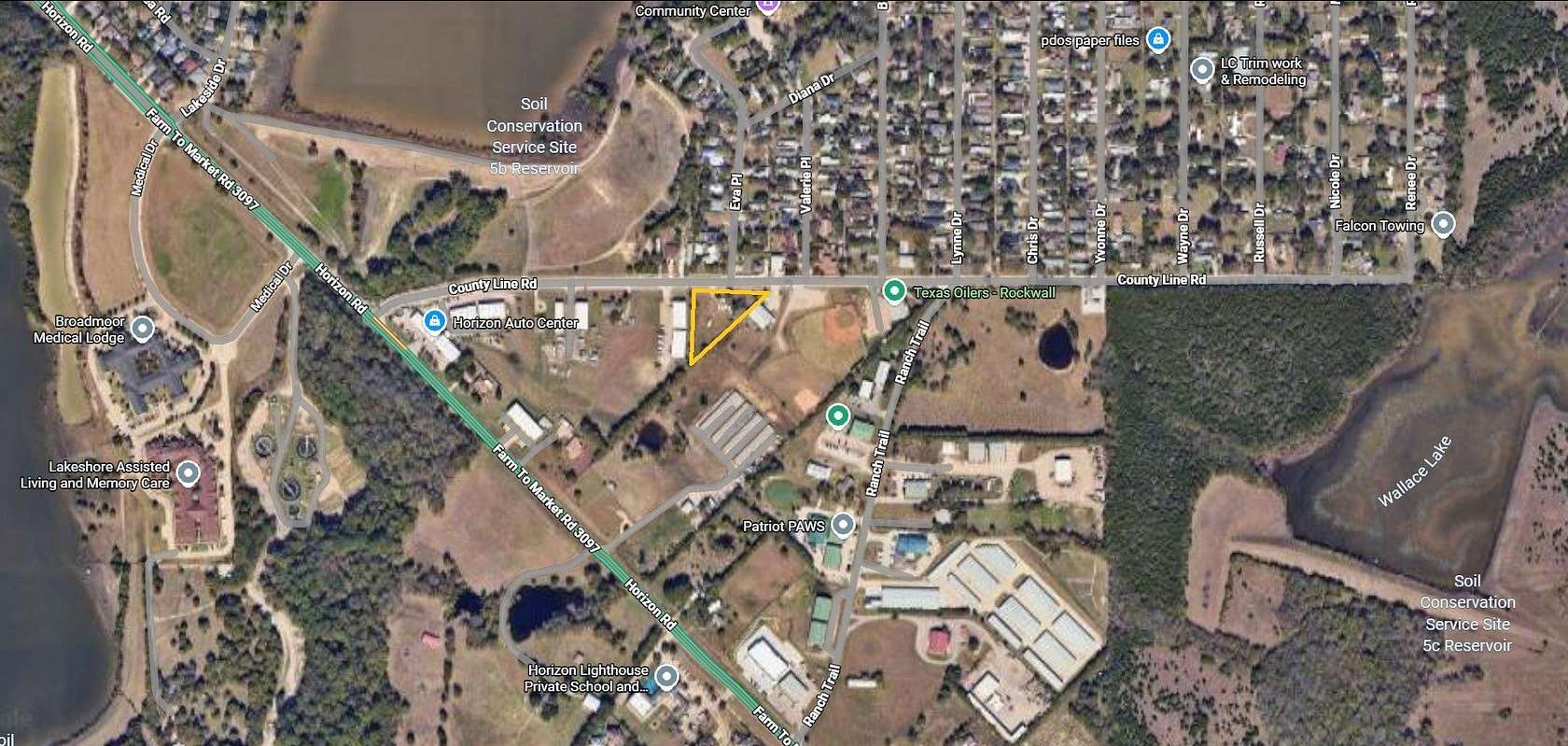 0.96 Acres of Commercial Land for Sale in Rockwall, Texas