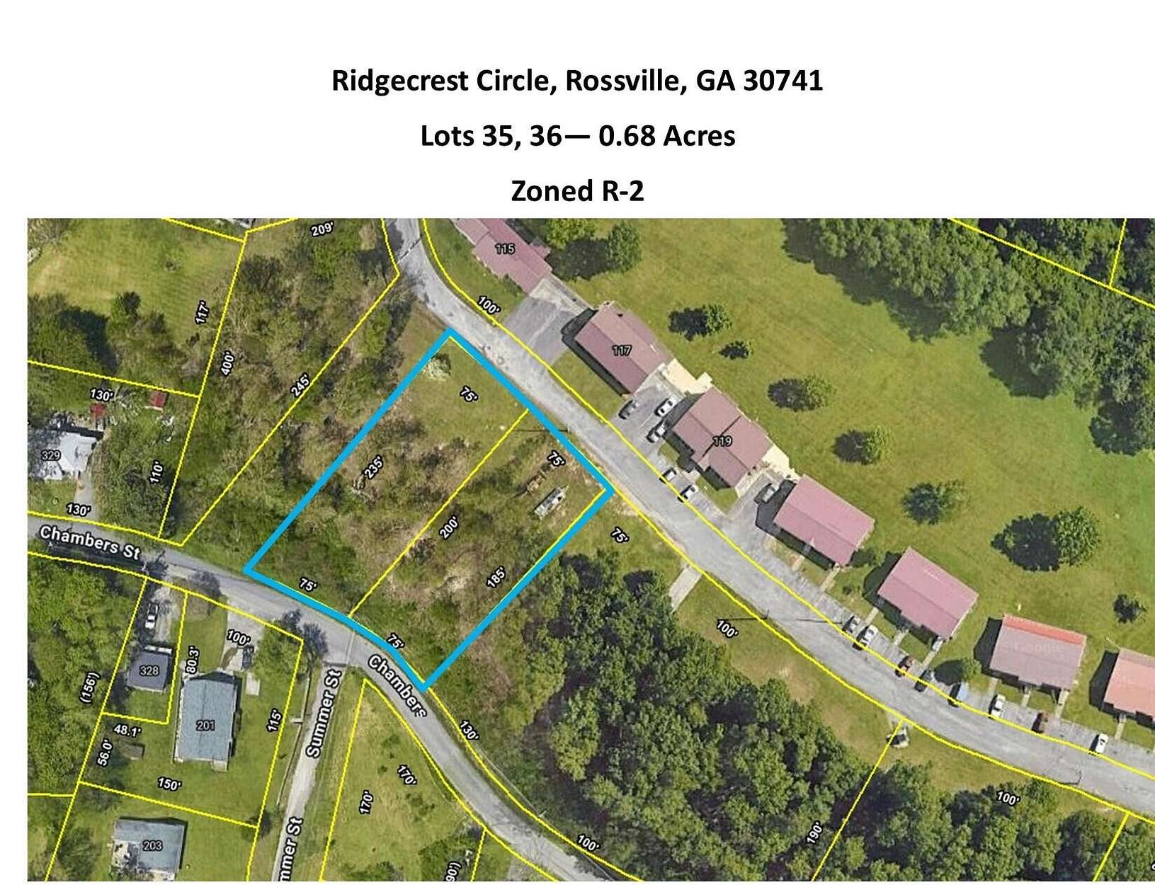 0.68 Acres of Residential Land for Sale in Rossville, Georgia