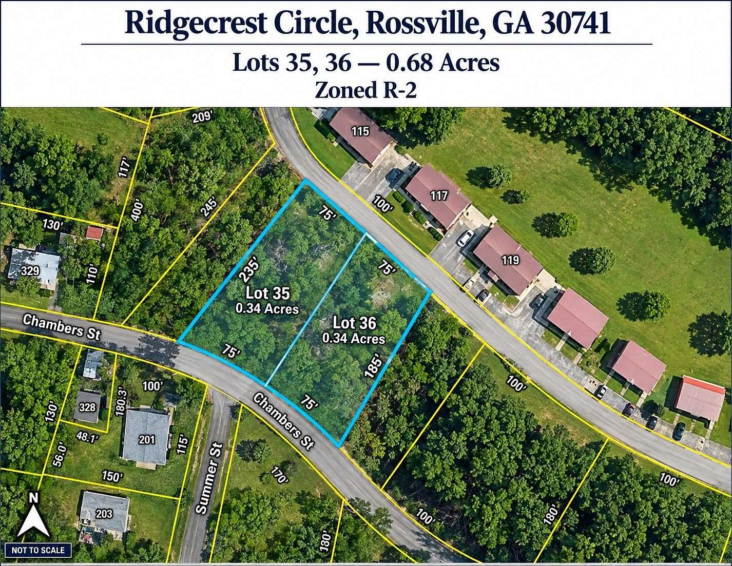0.68 Acres of Residential Land for Sale in Rossville, Georgia