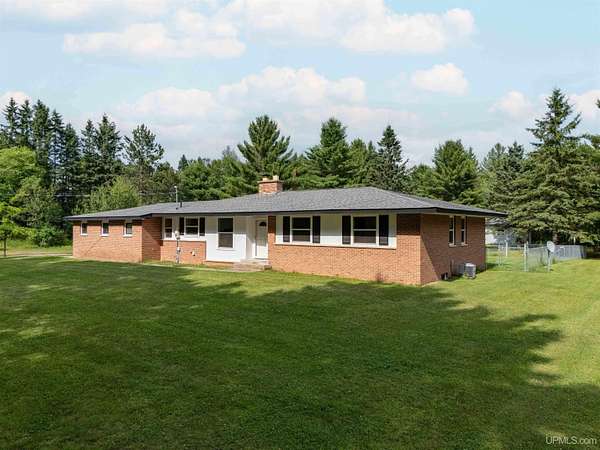 5.82 Acres of Land with Home for Sale in Crystal Falls, Michigan