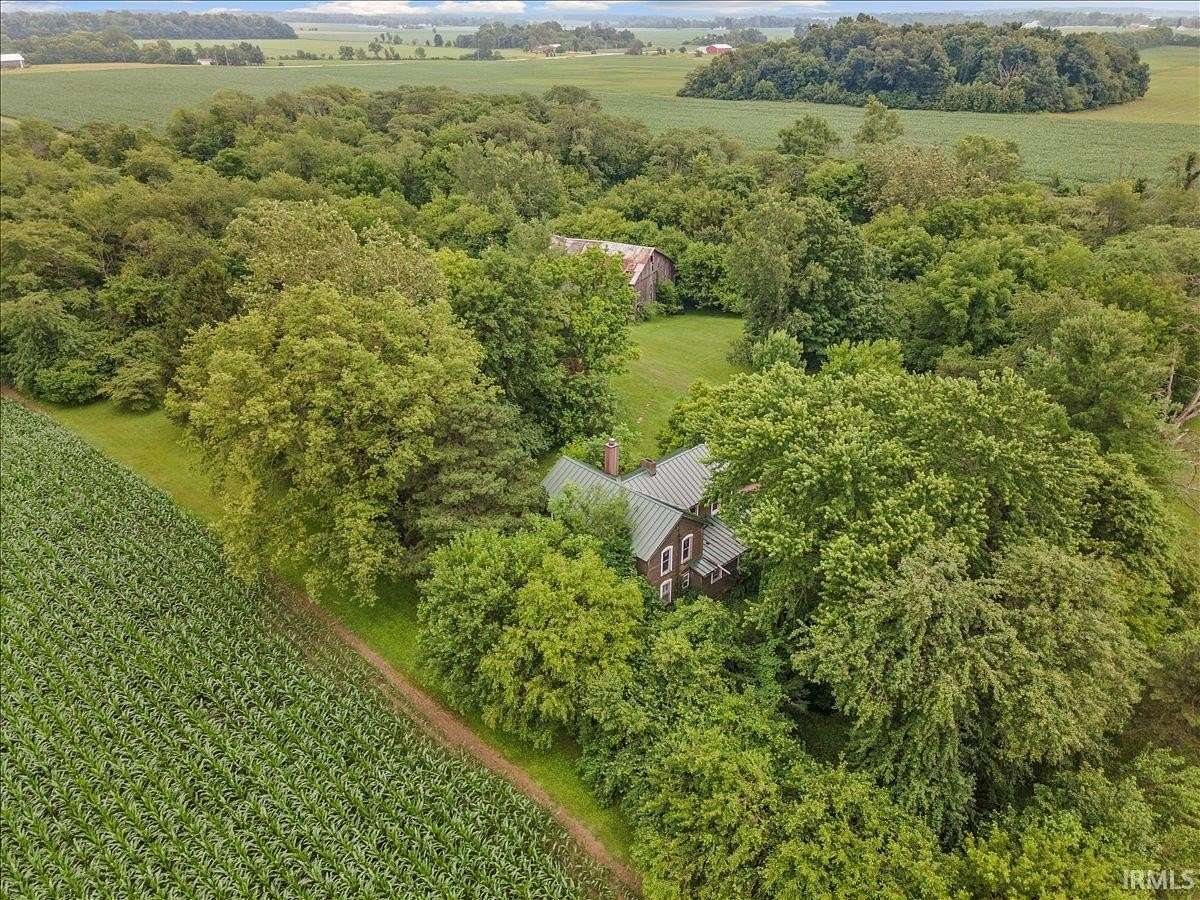 8.37 Acres of Land with Home for Sale in Union City, Indiana