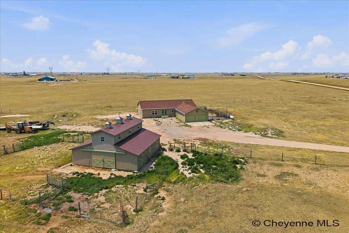 37.6 Acres of Agricultural Land with Home for Sale in Burns, Wyoming