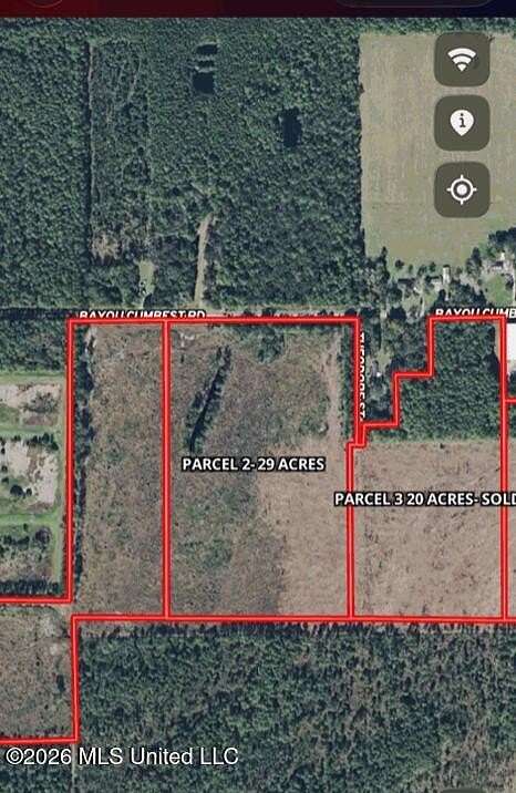 29 Acres of Recreational & Residential Land for Sale in Moss Point, Mississippi