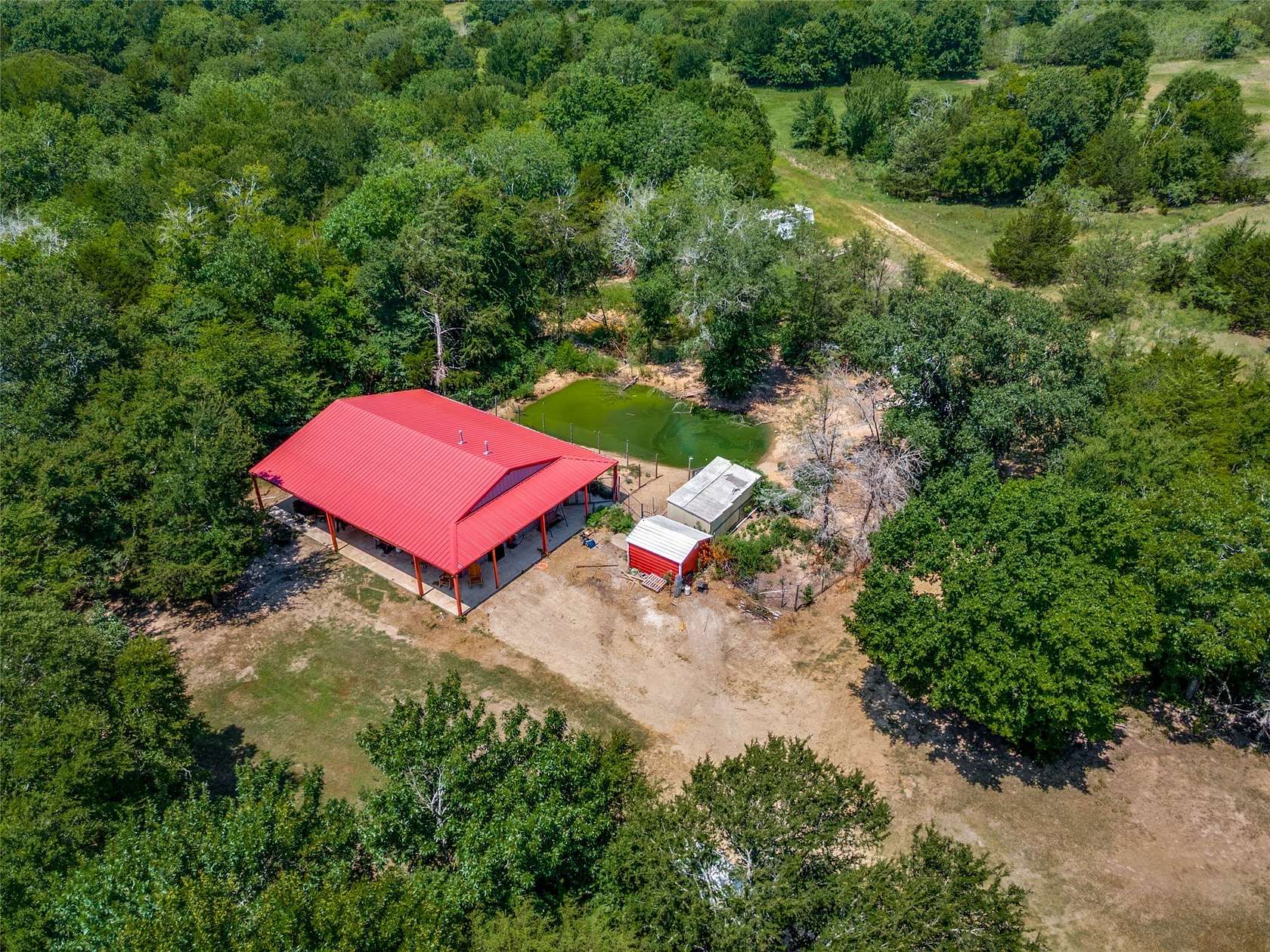 18.5 Acres of Land with Home for Sale in Terrell, Texas