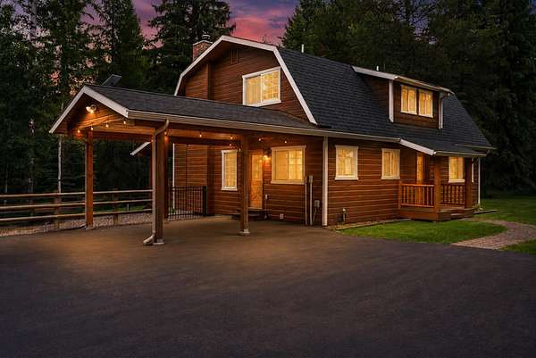 14 Acres of Recreational Land with Home for Sale in Whitefish, Montana