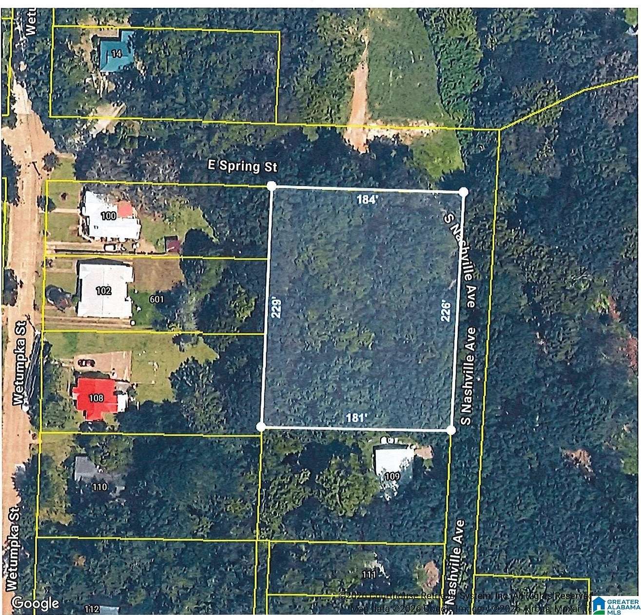 0.97 Acres of Residential Land for Sale in Sylacauga, Alabama