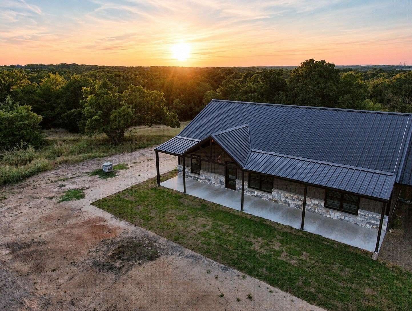 3.16 Acres of Land with Home for Sale in Alvord, Texas
