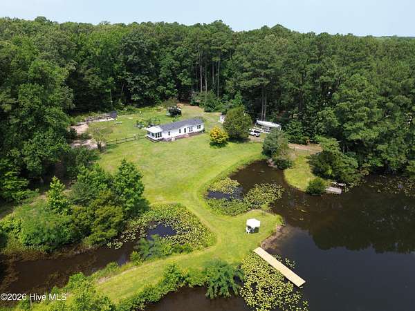15 Acres of Land with Home for Sale in Elizabeth City, North Carolina