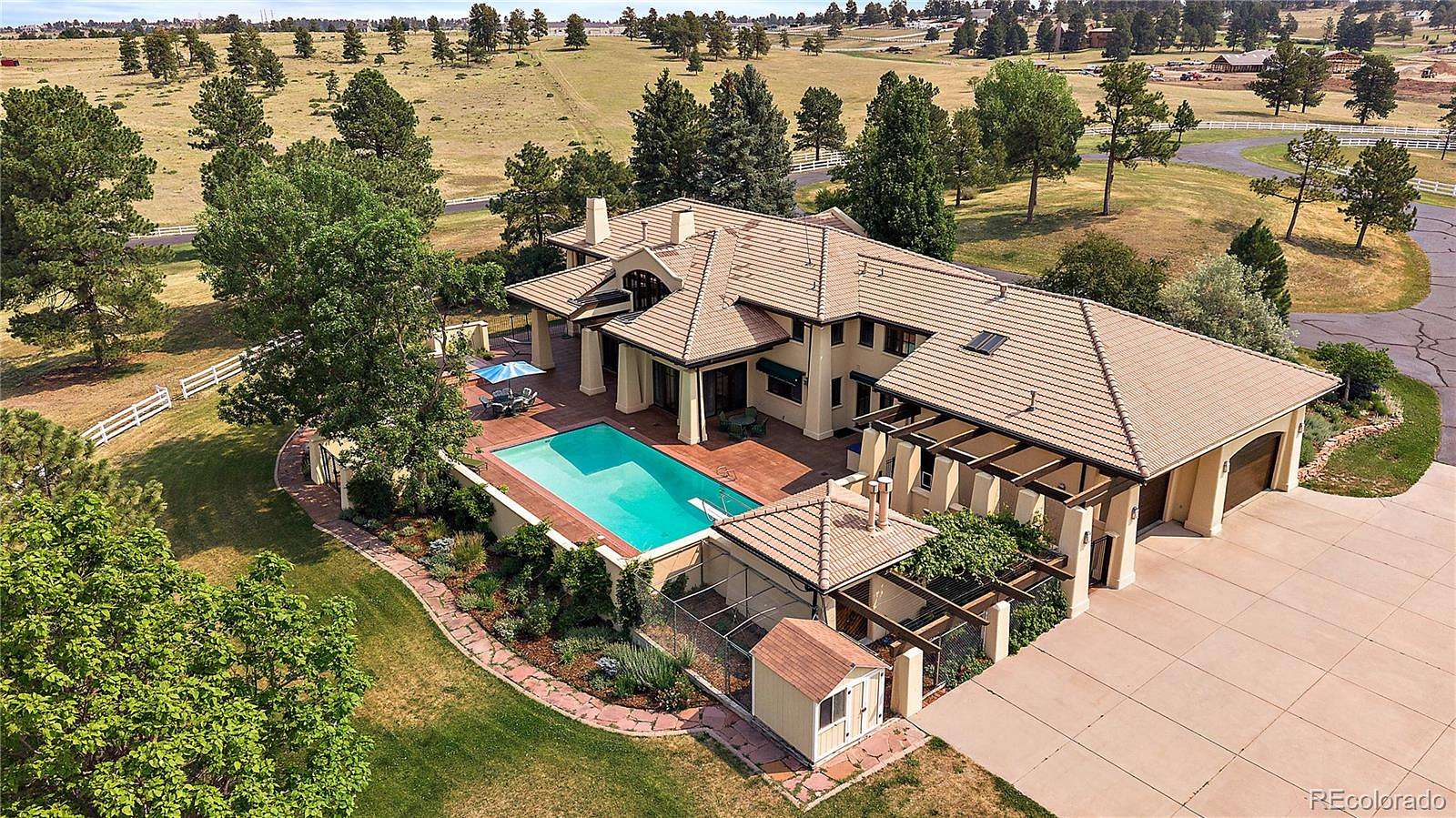 17.9 Acres of Land with Home for Sale in Parker, Colorado