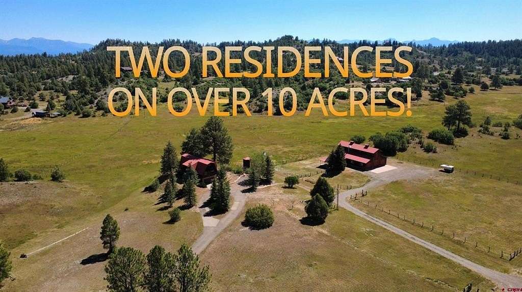 10.6 Acres of Land with Home for Sale in Pagosa Springs, Colorado