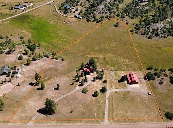 10.6 Acres of Land with Home for Sale in Pagosa Springs, Colorado