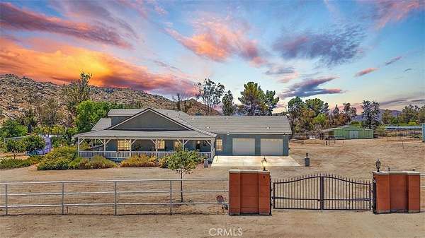 4.7 Acres of Land with Home for Sale in Hemet, California