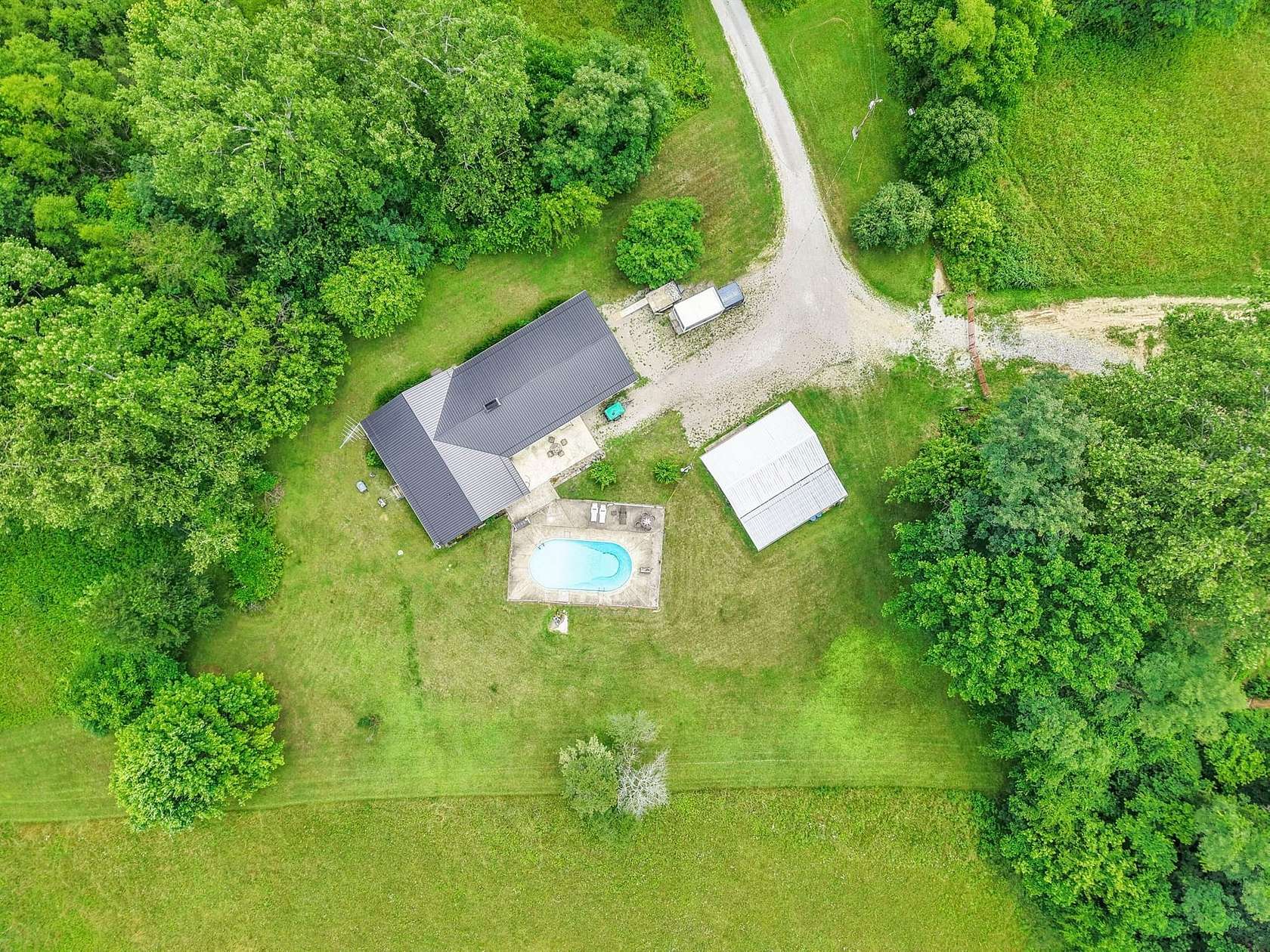 98.4 Acres of Recreational Land with Home for Sale in Laurelville, Ohio