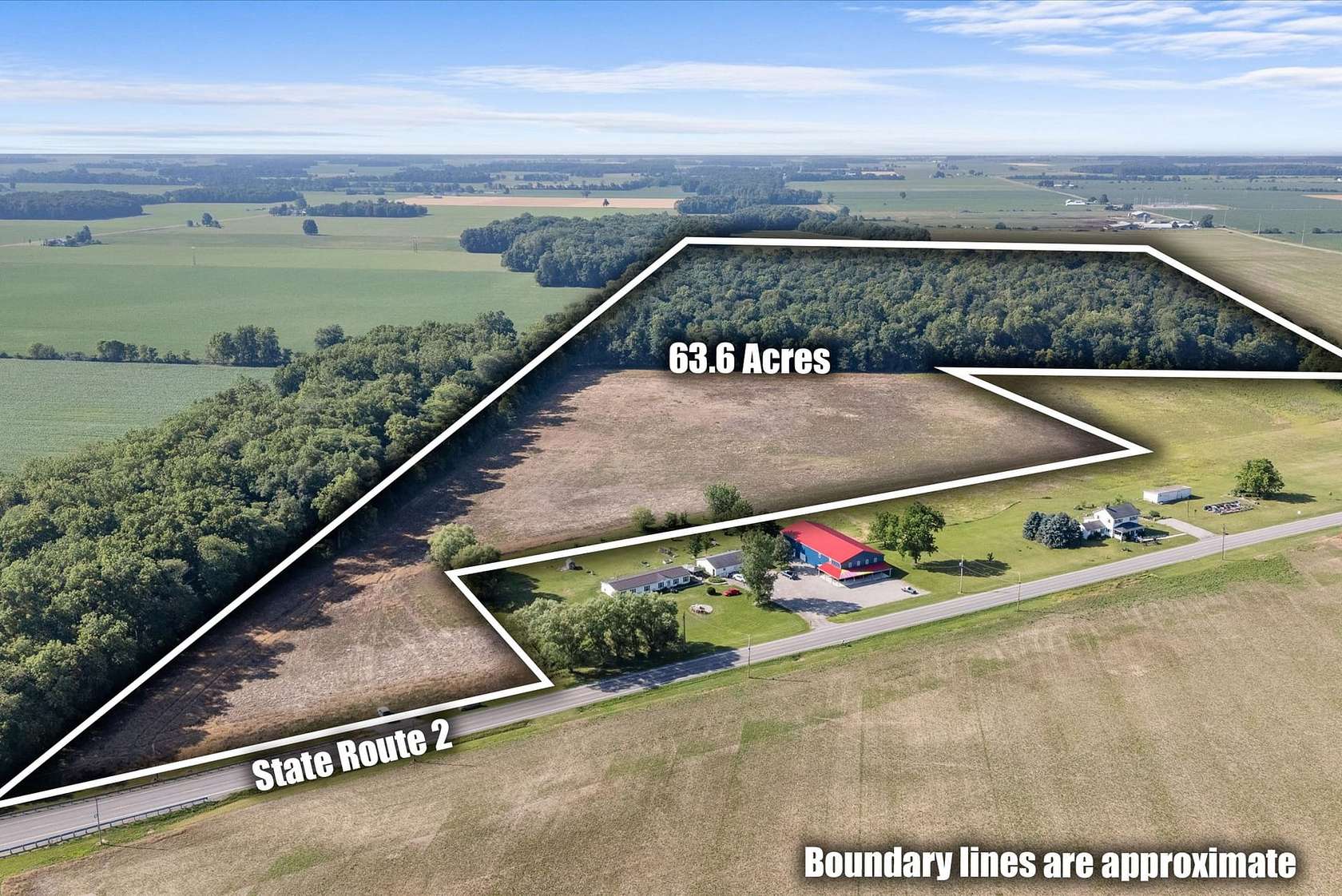 63.6 Acres of Recreational Land for Sale in Hicksville, Ohio