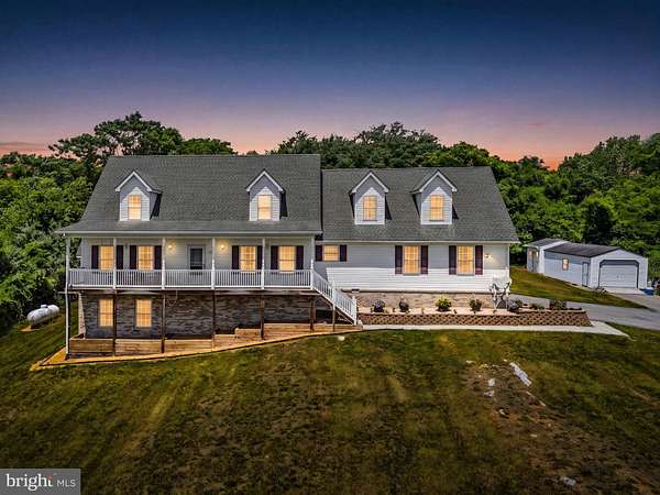 5 Acres of Land with Home for Sale in Clear Brook, Virginia