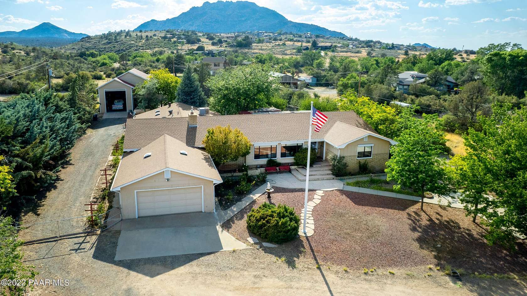 4 Acres of Land with Home for Sale in Prescott, Arizona
