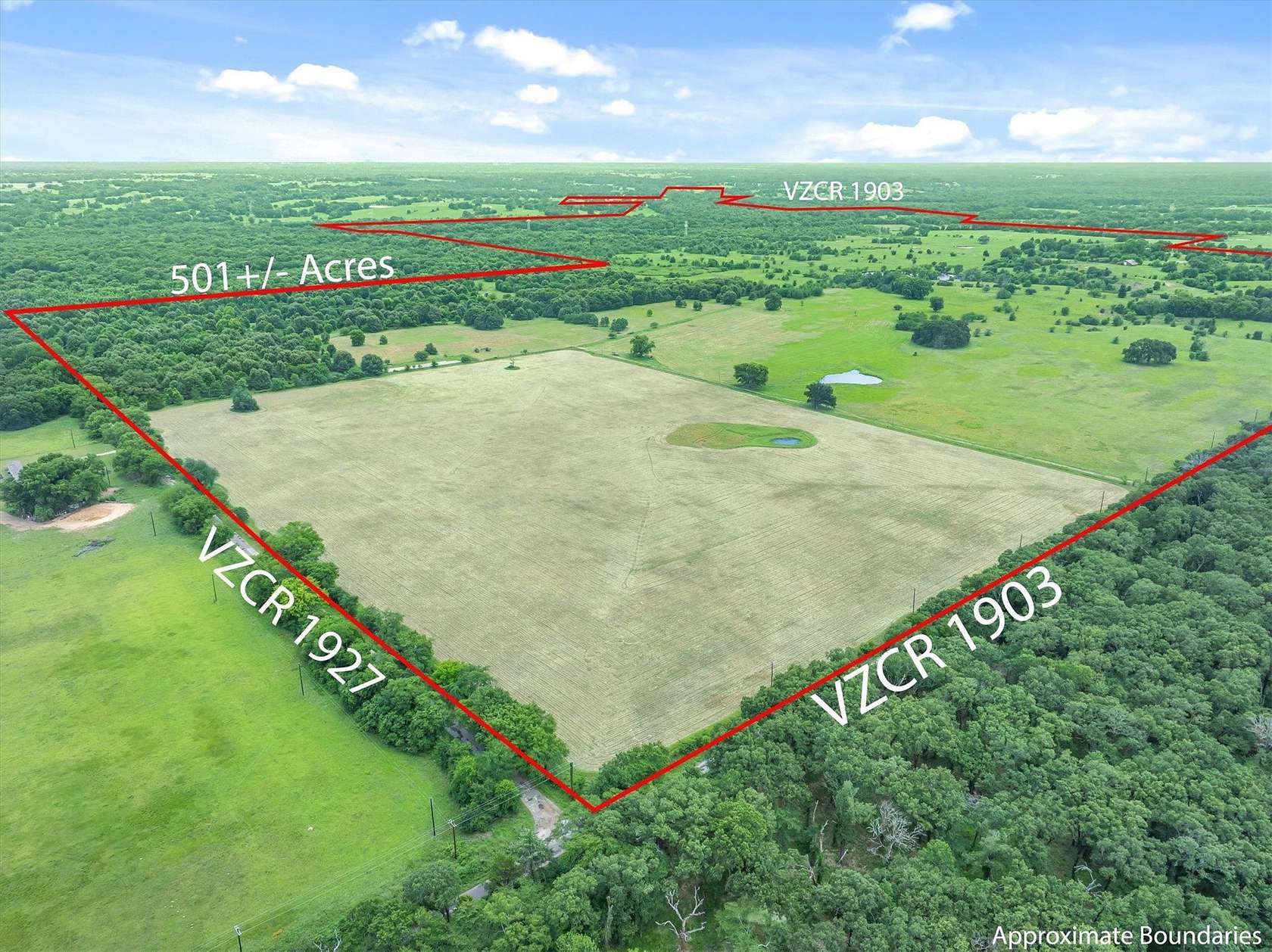 502 Acres of Land for Sale in Edgewood, Texas