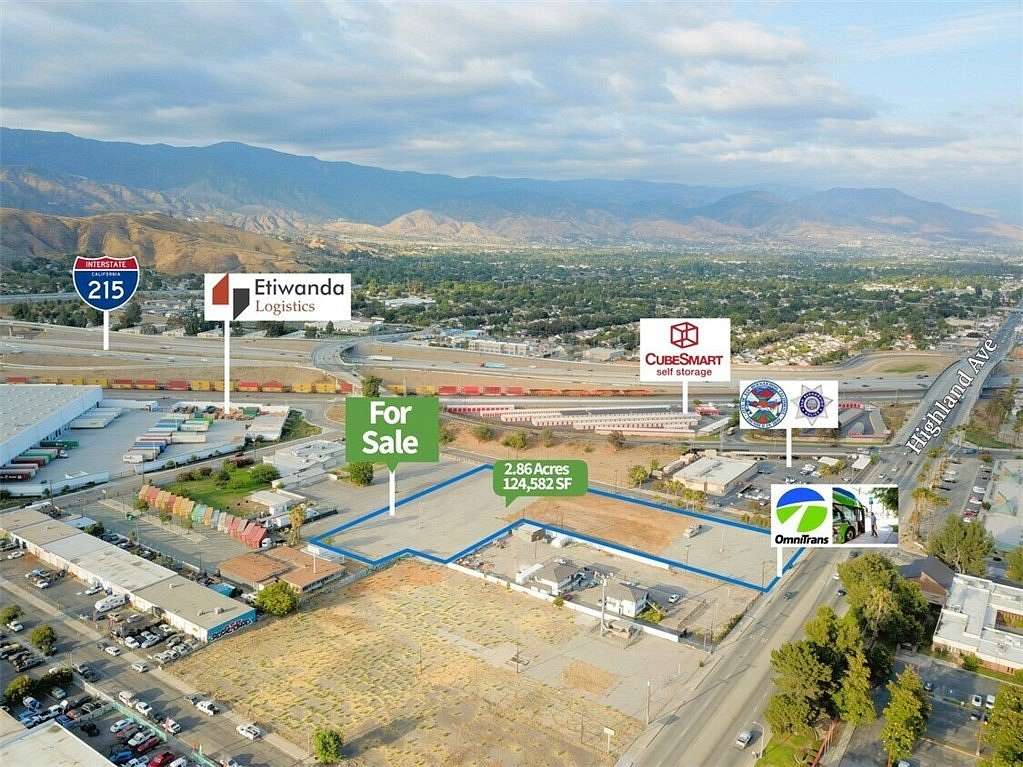2.86 Acres of Commercial Land for Sale in San Bernardino, California
