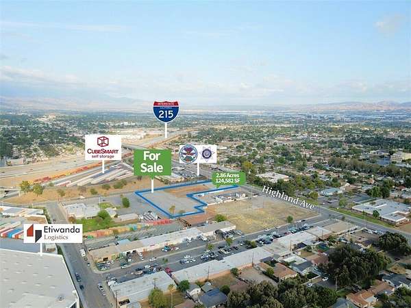 2.86 Acres of Commercial Land for Sale in San Bernardino, California