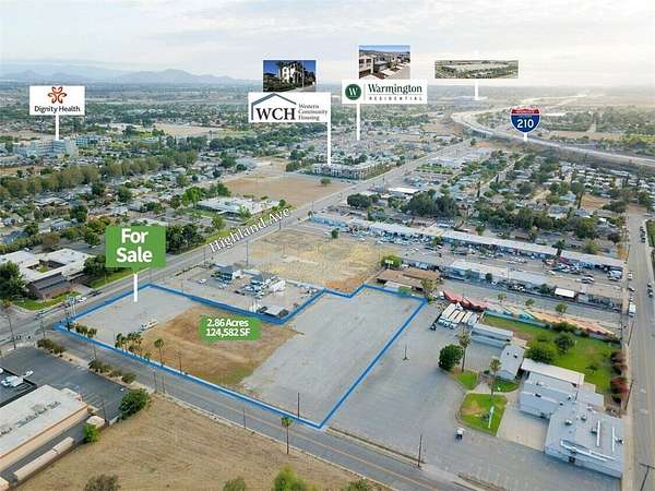 2.86 Acres of Commercial Land for Sale in San Bernardino, California