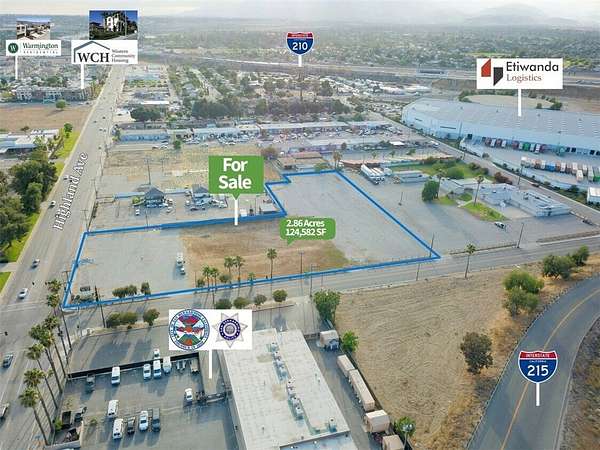 2.86 Acres of Commercial Land for Sale in San Bernardino, California