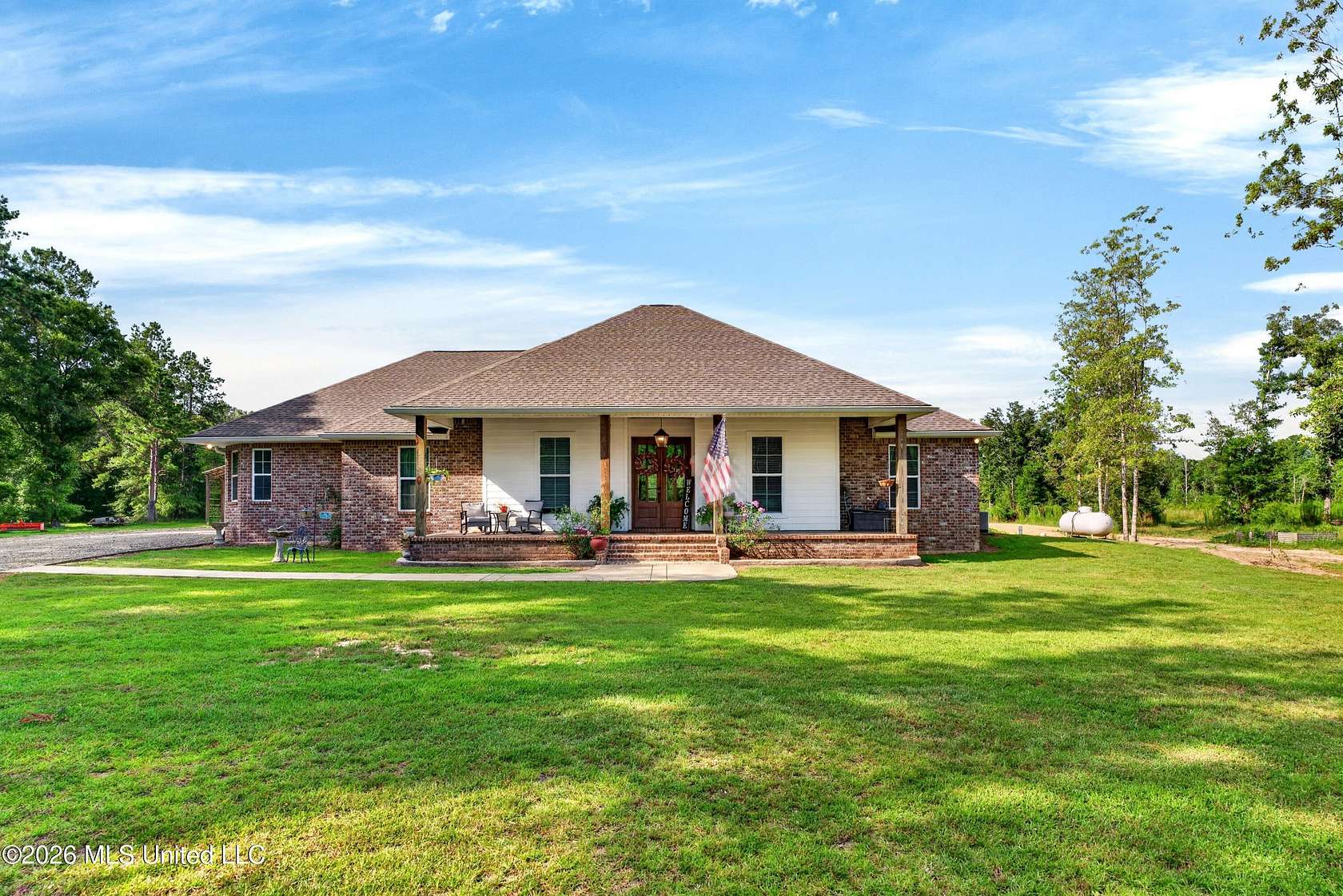 41.4 Acres of Land with Home for Sale in Carriere, Mississippi