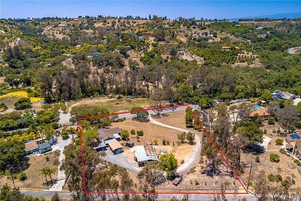 2.1 Acres of Land with Home for Sale in Fallbrook, California