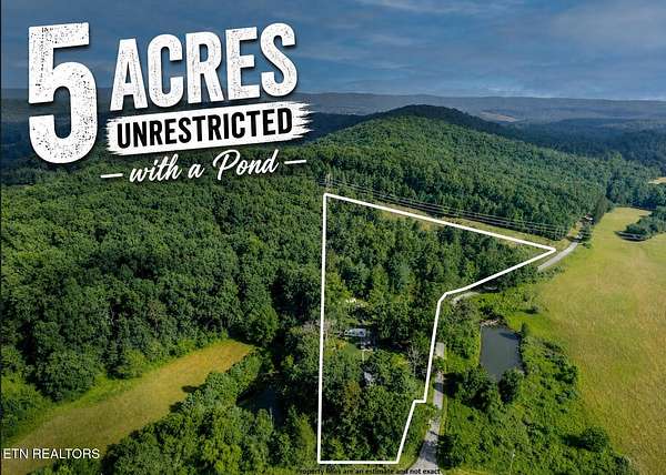 5 Acres of Land with Home for Sale in Oakdale, Tennessee