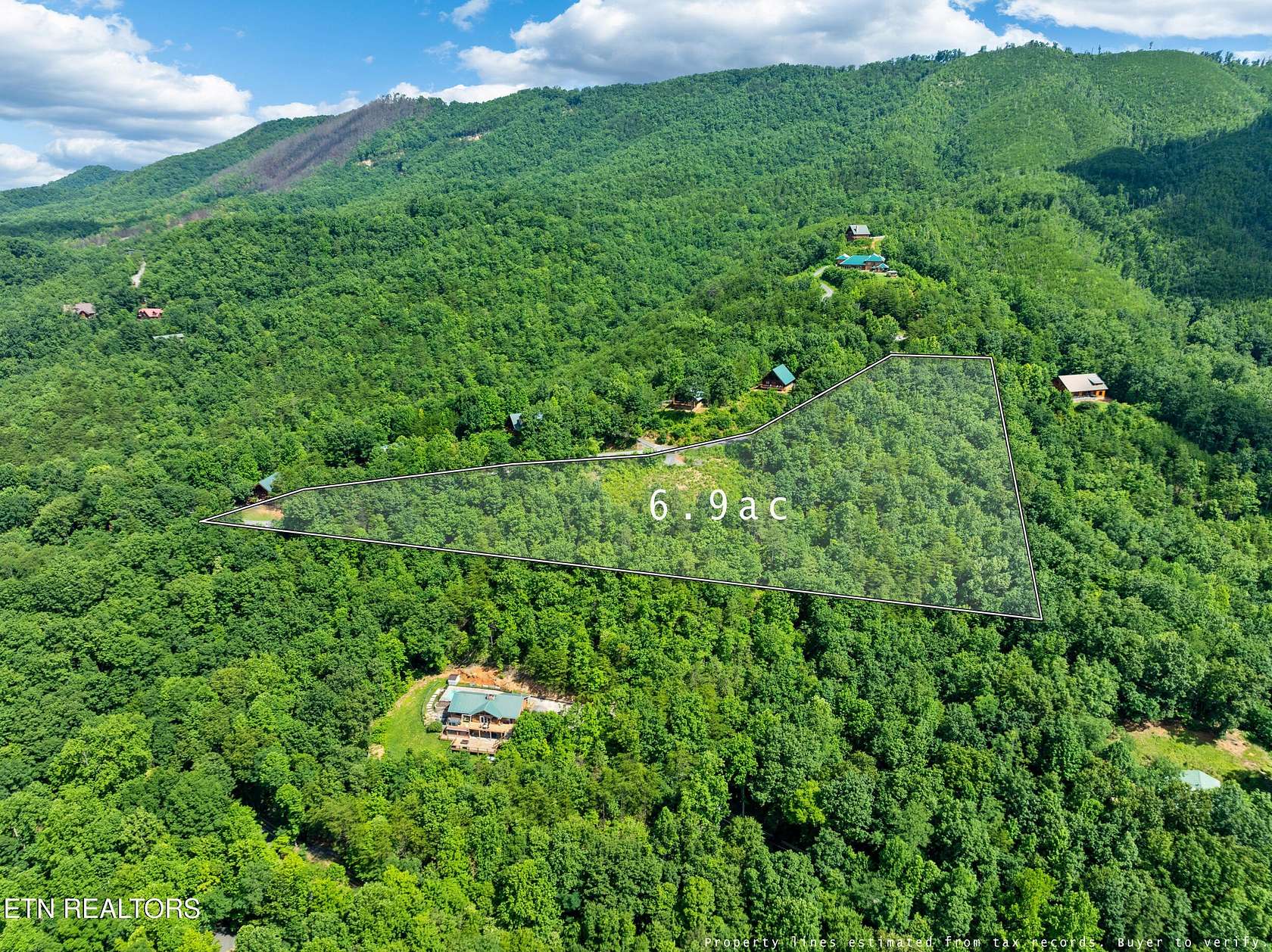 6.9 Acres of Residential Land for Sale in Gatlinburg, Tennessee