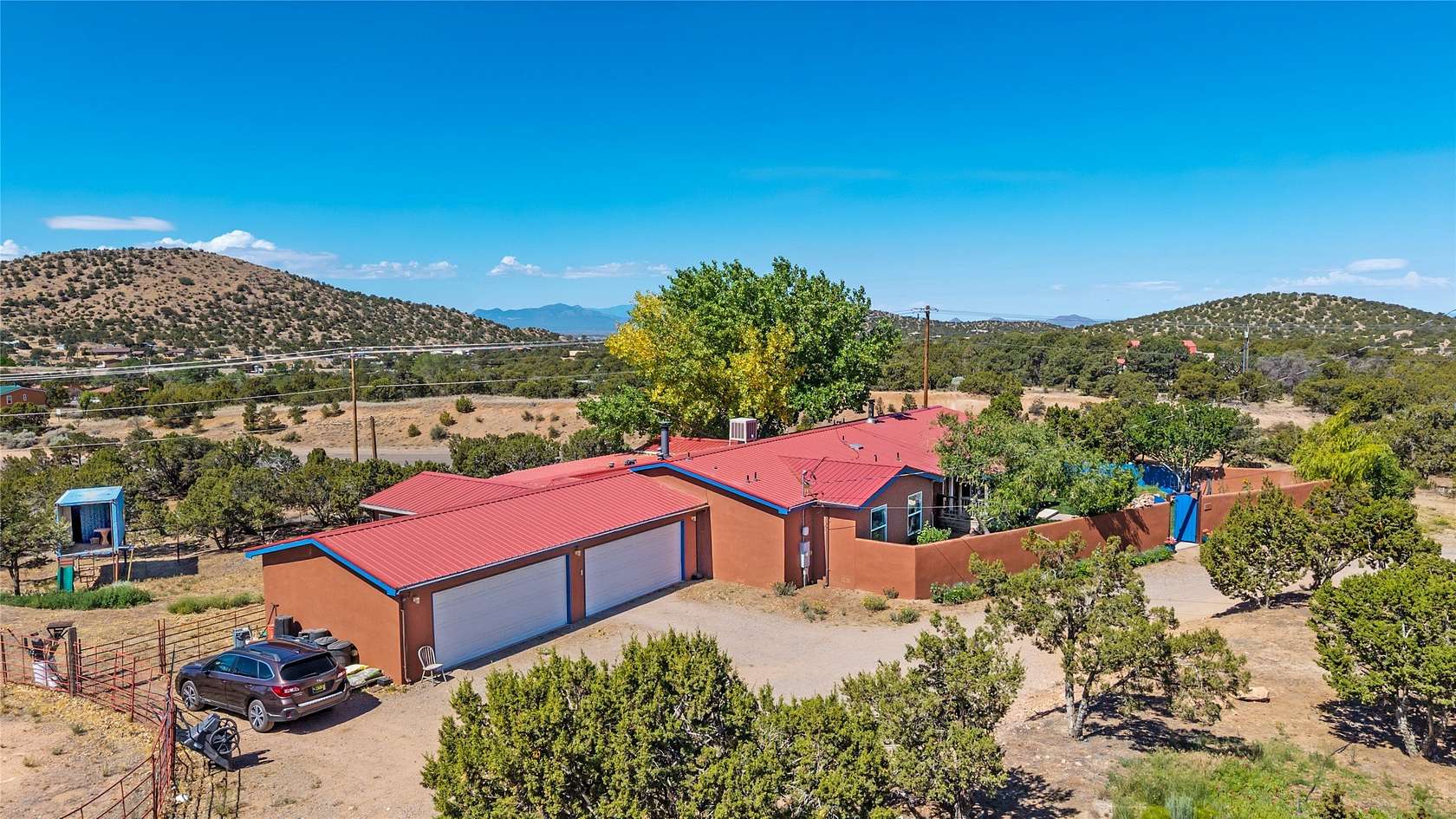 5 Acres of Land with Home for Sale in Santa Fe, New Mexico