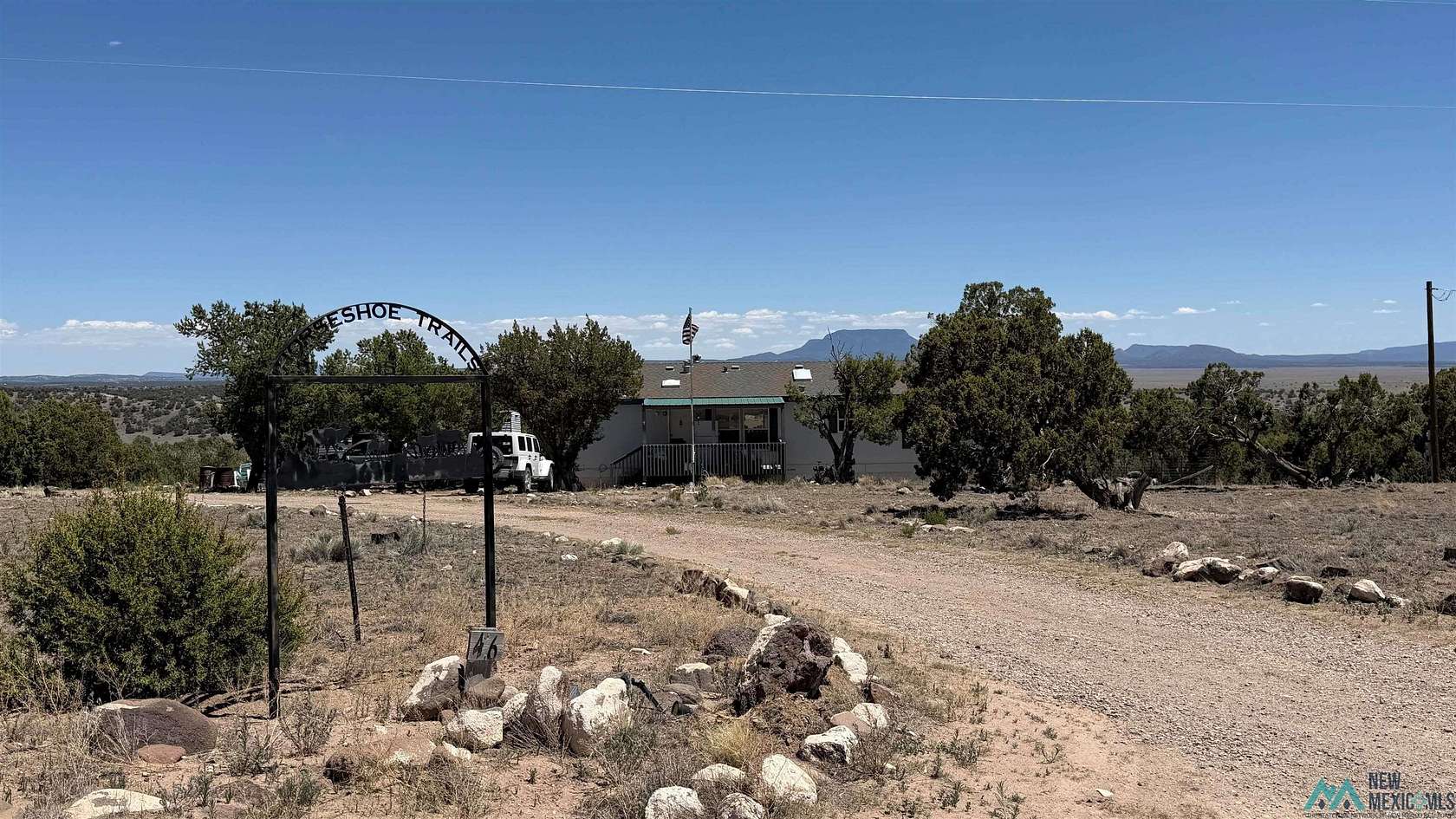 18.9 Acres of Land with Home for Sale in Quemado, New Mexico