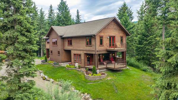 11 Acres of Land with Home for Sale in Whitefish, Montana