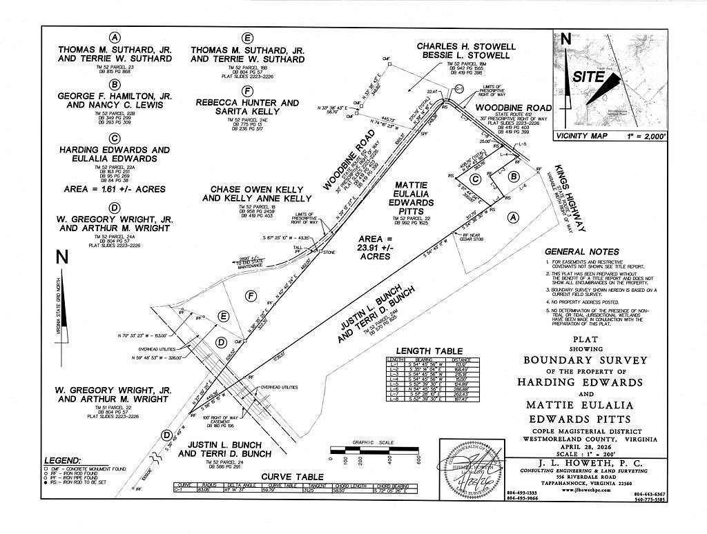 25.5 Acres of Land for Sale in Warsaw, Virginia