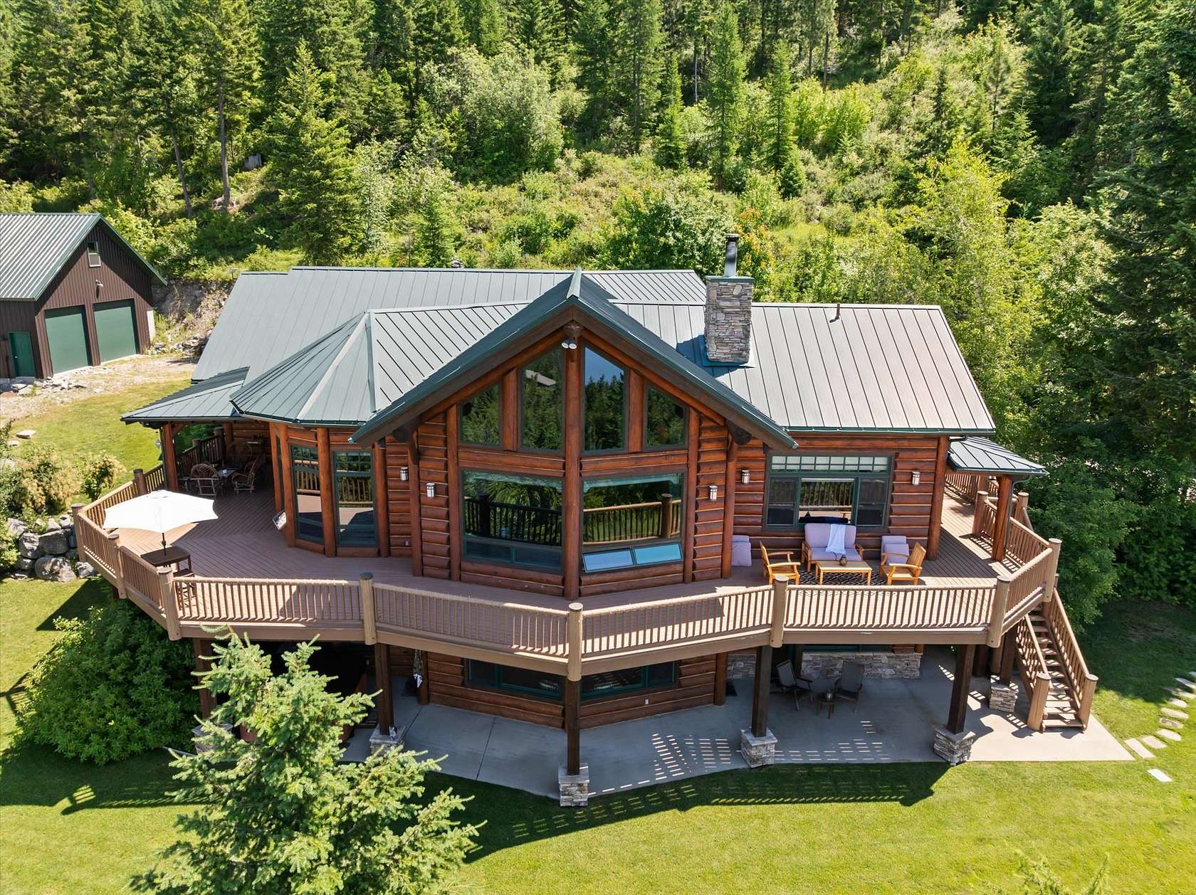 28.5 Acres of Recreational Land with Home for Sale in Bigfork, Montana