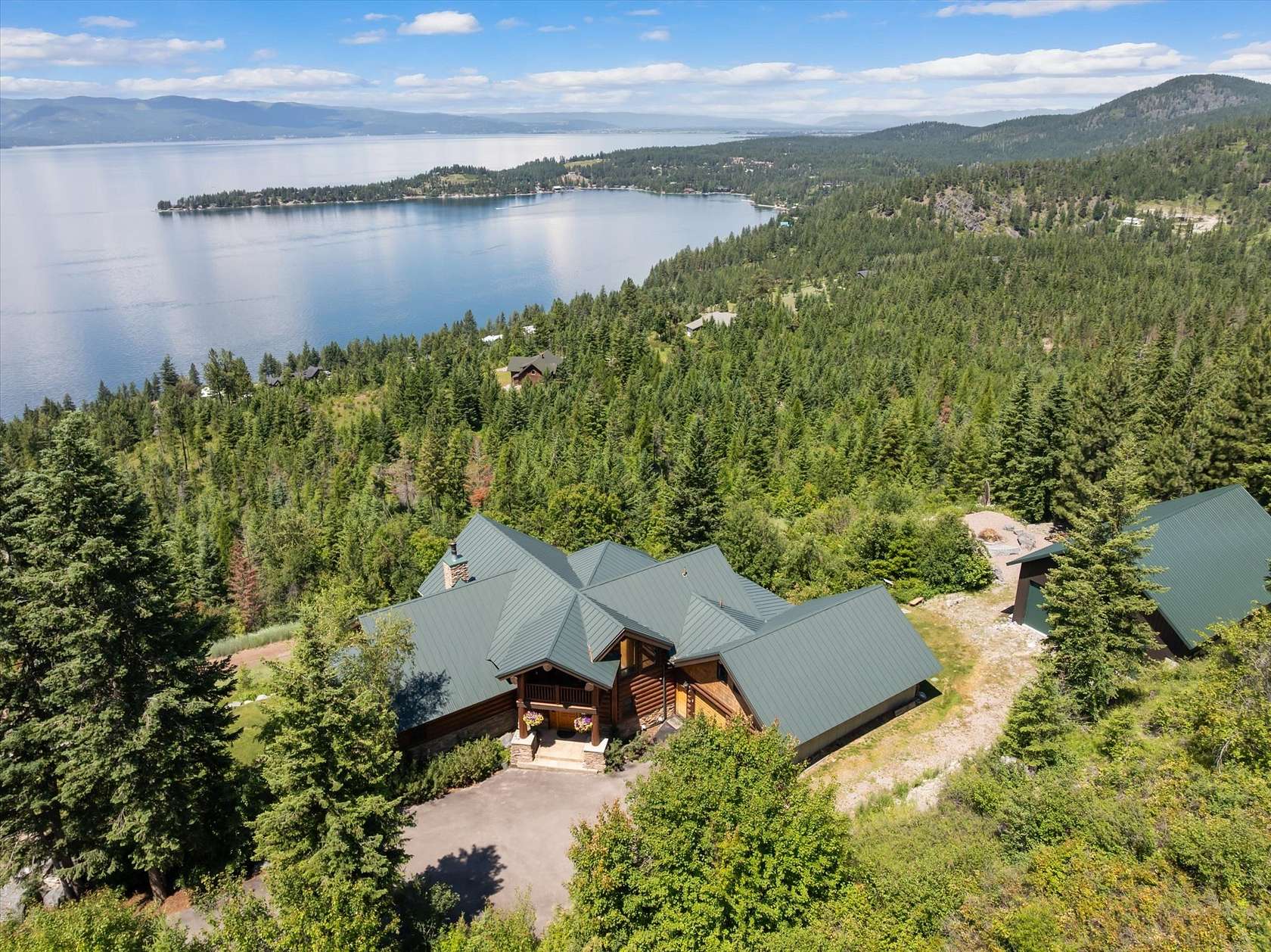 28.5 Acres of Recreational Land with Home for Sale in Bigfork, Montana